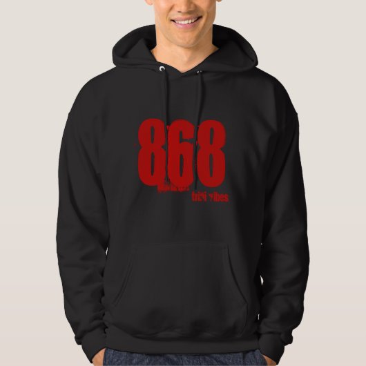 Trini Area Code Hoodie 868 パーカ (正面)