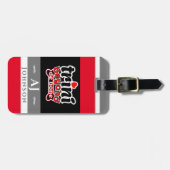 Trini Beyond 誇りを持った De Boneスラングとフラグ ラゲッジタグ (正面横)