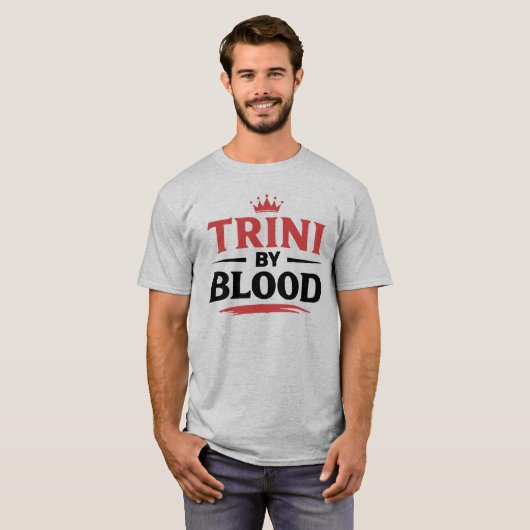 TRINI by BLOOD -BLACK TEXT Tシャツ (正面フル)