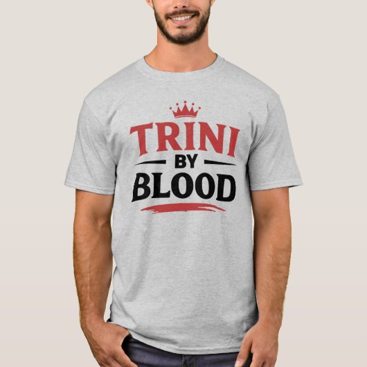 TRINI by BLOOD -BLACK TEXT Tシャツ (正面)