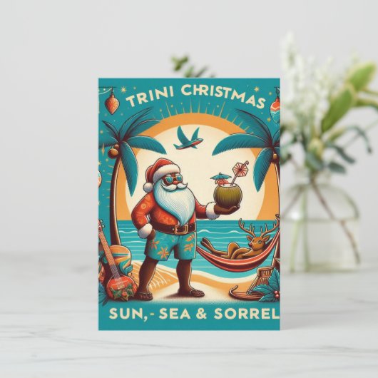 Trini Christmas シーズンカード (スタンド正面)