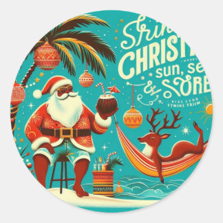 Trini Christmas Stickers ラウンドシール