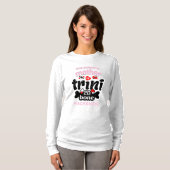 Trini to the bone Mother PINK Text Tシャツ (正面フル)