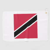 Trinidad and Tobago Flag Emblem ゴルフタオル (横)