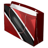 Trinidad and Tobago Flag Gift Bag ラージペーパーバッグ (裏面アングル)