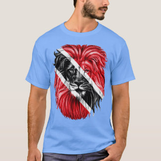 Trinidad and Tobago flag Trinidad and Tobago lion Tシャツ