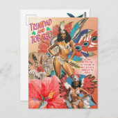 Trinidad and Tobago Postcard Iconic Carnival Art ポストカード (正面/裏面)