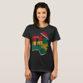 Trinidadian Jamaican Mix DNA Flag  Caribbean Islan Tシャツ (正面フル)