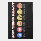 Trinisがいかに反応するか キッチンタオル (縦)