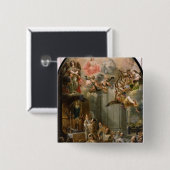 Trinitarians 1666年の順序のための固まり 缶バッジ (正面&裏面)