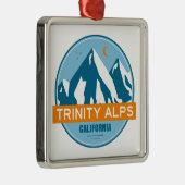 Trinity Alps California メタルオーナメント (右)