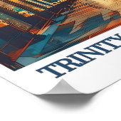 Trinity College Dublin Print - Trinity Library Art ポスター (角)