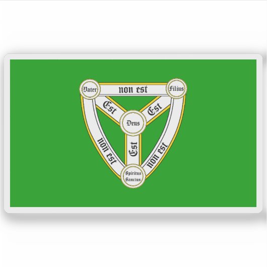 Trinity flag シール (正面)
