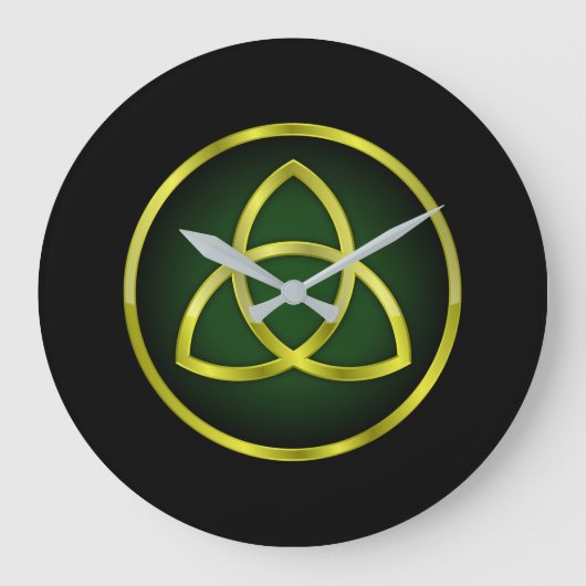 Trinity knot ラージ壁時計 (正面)