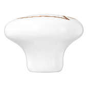 Trinity Knot - Minimalist Bronze Line Art セラミックノブ (側面)