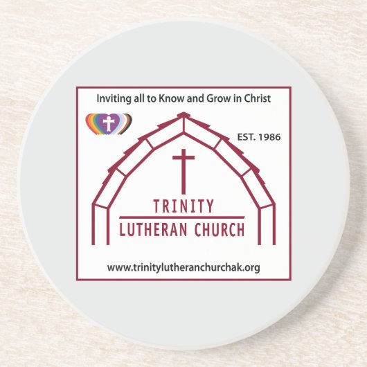 Trinity Lutheran Coaster コースター (正面)