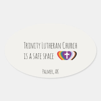 Trinity Safe Space Sticker Set 楕円形シール
