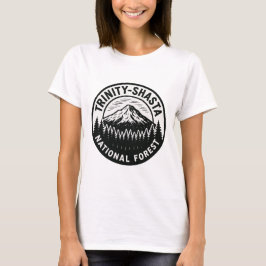 Trinity-Shasta National Forest - Emblem Badge Tシャツ