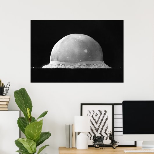 Trinity Test Atomic Bomb Explosion July 16 1945 ポスター (ホームオフィス)