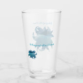 Trinkglas "Heilung auf allen Ebenen" Glas タンブラーグラス (裏面)