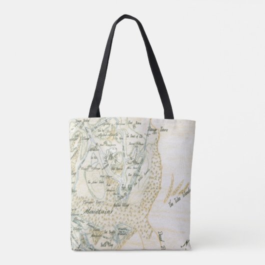 Trinoの分類された地図 トートバッグ (裏面)