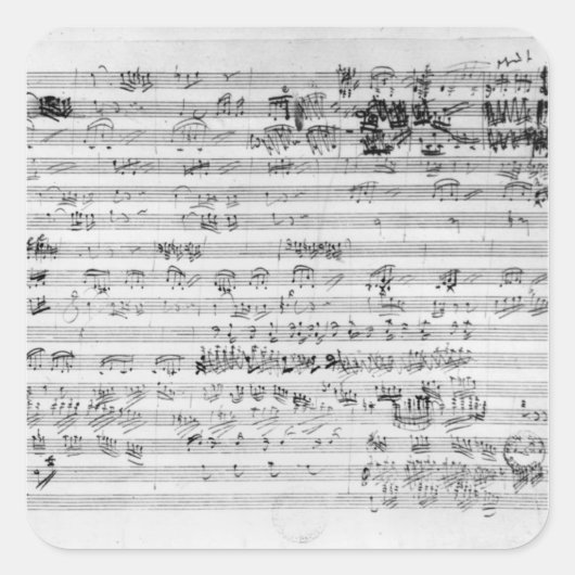 Trio mi bemol opusのオートグラフスコアシート スクエアシール (正面)