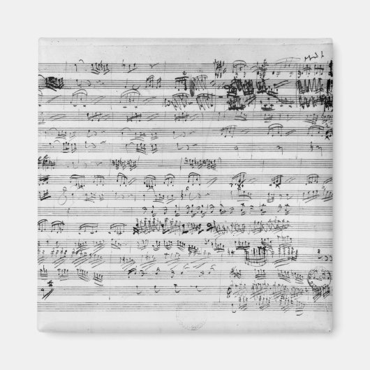 Trio mi bemol opusのオートグラフスコアシート マグネット (正面)