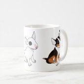 Trio of Bullie pups mug コーヒーマグカップ (正面右)