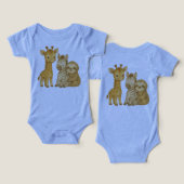 "Trio of Friends" T-Shirt (デザイン正面&裏面)