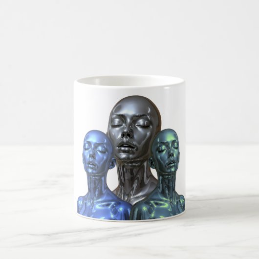 Trio of Future Women コーヒーマグカップ (中央)