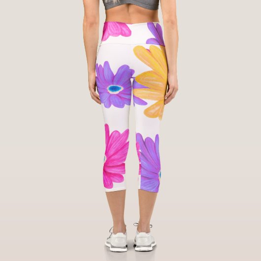 Trio of Joy: Bright Floral  カプリレギンス (裏面)