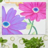 Trio of Joy: Bright Floral  キッチンタオル (折り畳み)