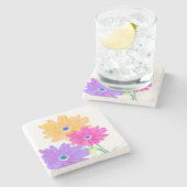 Trio of Joy: Bright Floral  ストーンコースター (横)