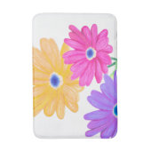 Trio of Joy: Bright Floral  バスマット (正面縦)