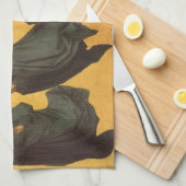 Trio of Renaissance Angels by Master of Housebook キッチンタオル (四つ折り)