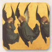 Trio of Renaissance Angels by Master of Housebook コースター (正面)