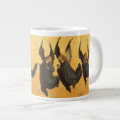 Trio of Renaissance Angels by Master of Housebook ジャンボコーヒーマグカップ (正面右)