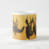 Trio of Renaissance Angels by Master of Housebook ジャンボコーヒーマグカップ (正面)