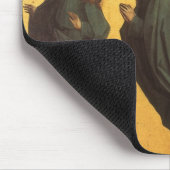 Trio of Renaissance Angels by Master of Housebook マウスパッド (コーナー)