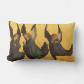 Trio of Renaissance Angels by Master of Housebook ランバークッション (正面)