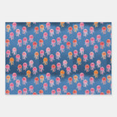 trio of strange and funny designs lol ラッピングペーパーシート (正面3)