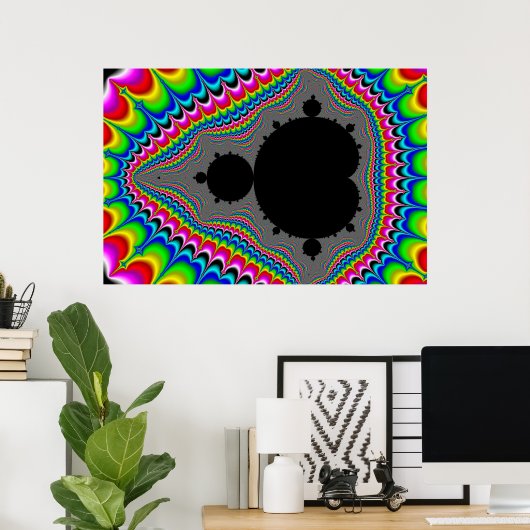 Trip – フラクタル ポスター (ホームオフィス)