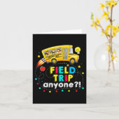 Trip Anyone魔法スクールバスキッド先生テスト日 カード (黄色い花)