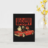 Trip Getting 不気味 - Halloween カード (黄色い花)