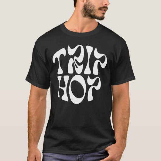 Trip Hop Organic typography design Tシャツ (正面)