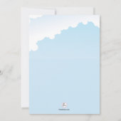 Trip Ready Teddy Goning 遠くにパーティー 招待状 (裏面)