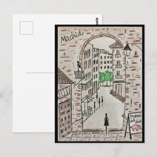 trip to Europe ポストカード (正面/裏面)