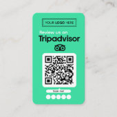 Tripadvisorレビューお願い 名刺 (正面)
