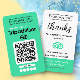 Tripadvisorレビューお願い 名刺