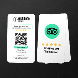 TripadvisorレビューリンクQRコード 名刺